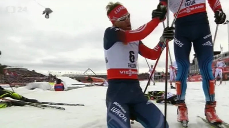 Sestřih skiatlonu mužů na MS ve Falunu