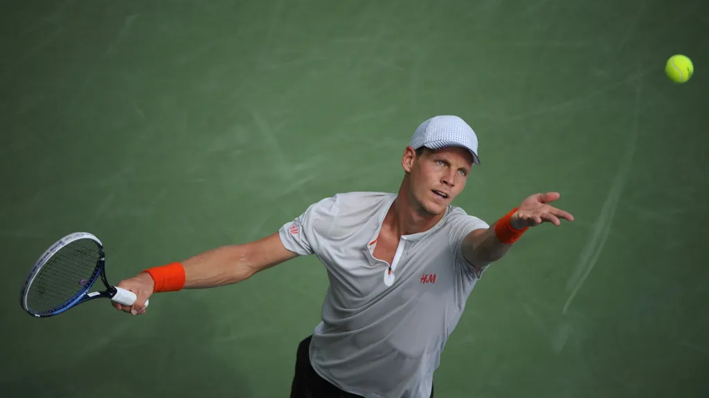 Tomáš Berdych na turnaji US Open