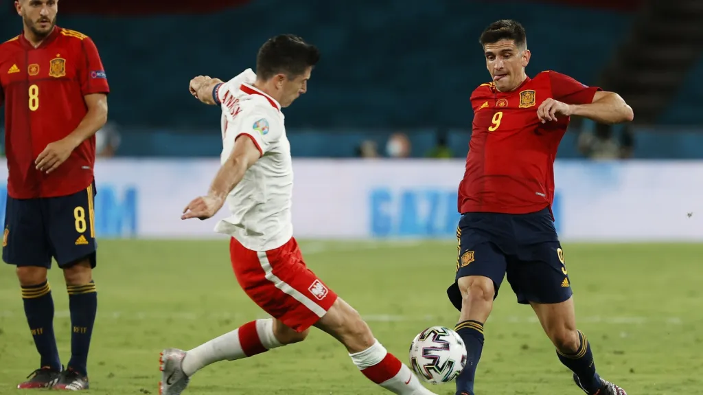 Utkání Španělsko - Polsko