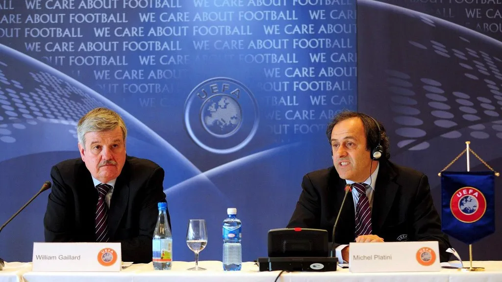 William Gaillard (vlevo) a Michel Platini