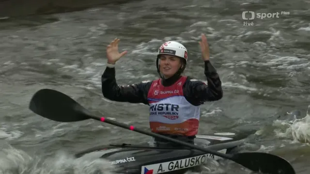 Vítězná jízda Antonie Galuškové