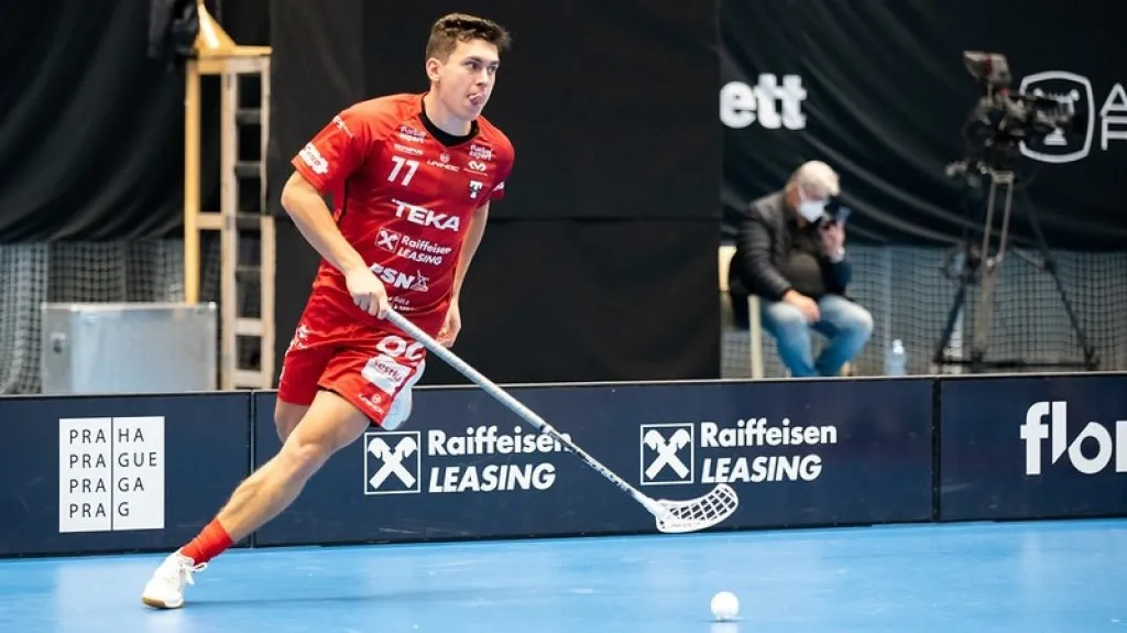 Ondřej Vítovec v dresu Tatranu Střešovice