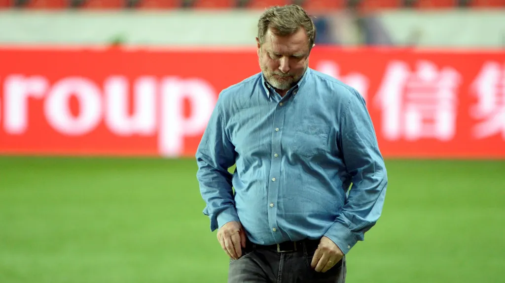 Pavel Vrba během derby pražských "S"