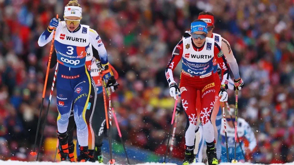 Švédka Emma Ribomová (vlevo) a Norka Heidi Wengová