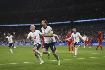 Harry Kane slaví gól v prodloužení