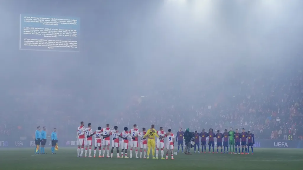 Utkání Slavia – Barcelona