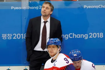 Trenér Josef Jandač s kapitánem Martinem Eratem