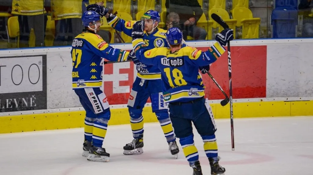 Radost hokejistů HC ZUBR Přerov