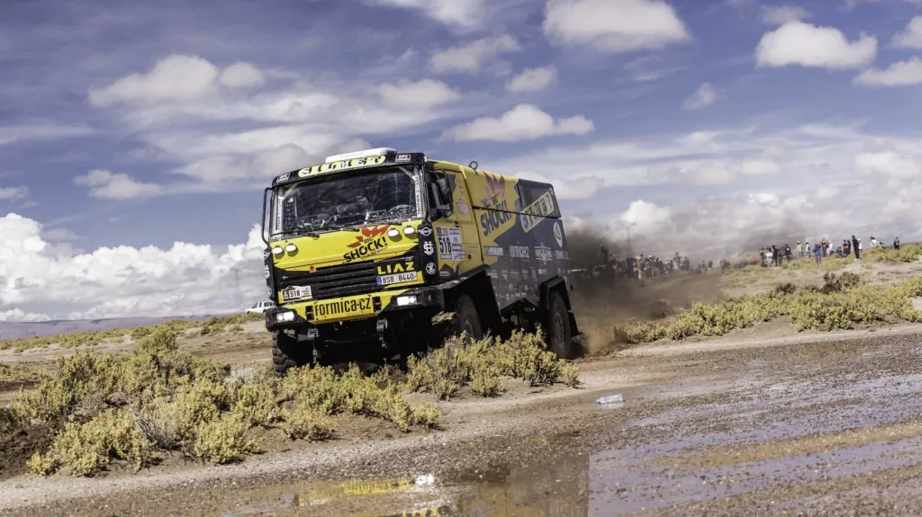 Martin Macík mladší na trati dakarské rallye