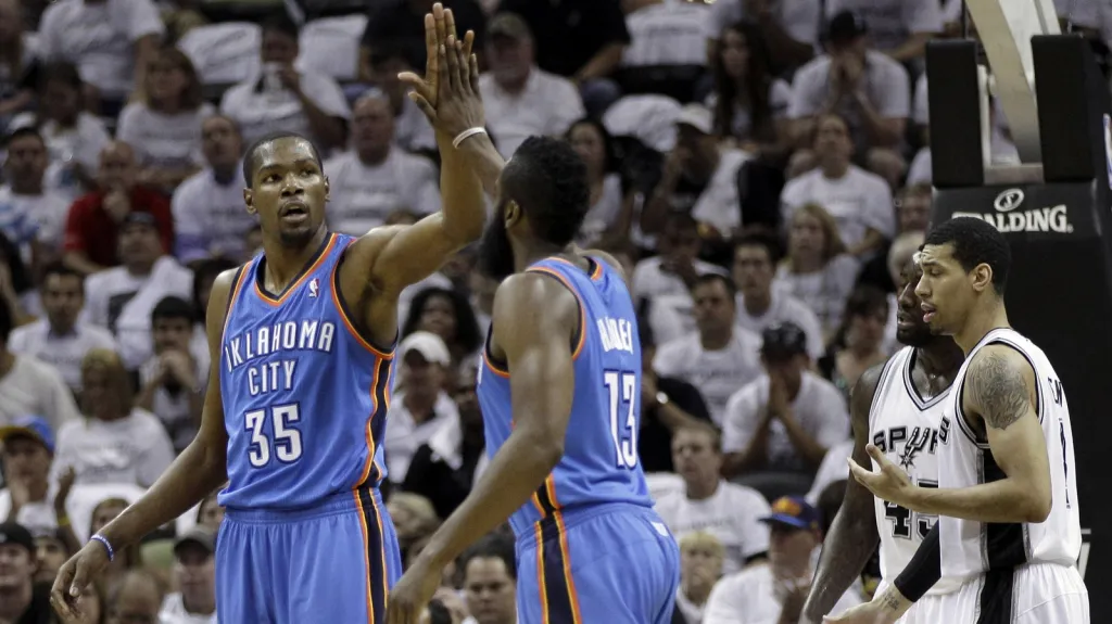 Radost basketbalistů Oklahomy