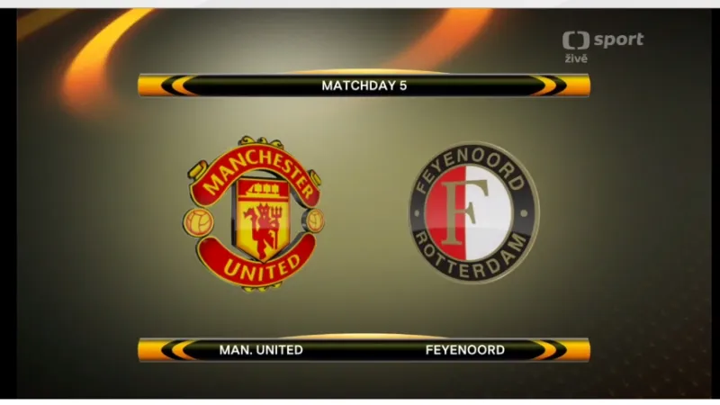 Sestřih utkání Manchester United - Feyenoord Rotterdam