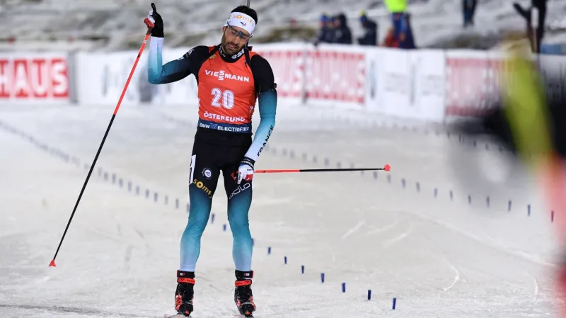 Slavící Martin Fourcade