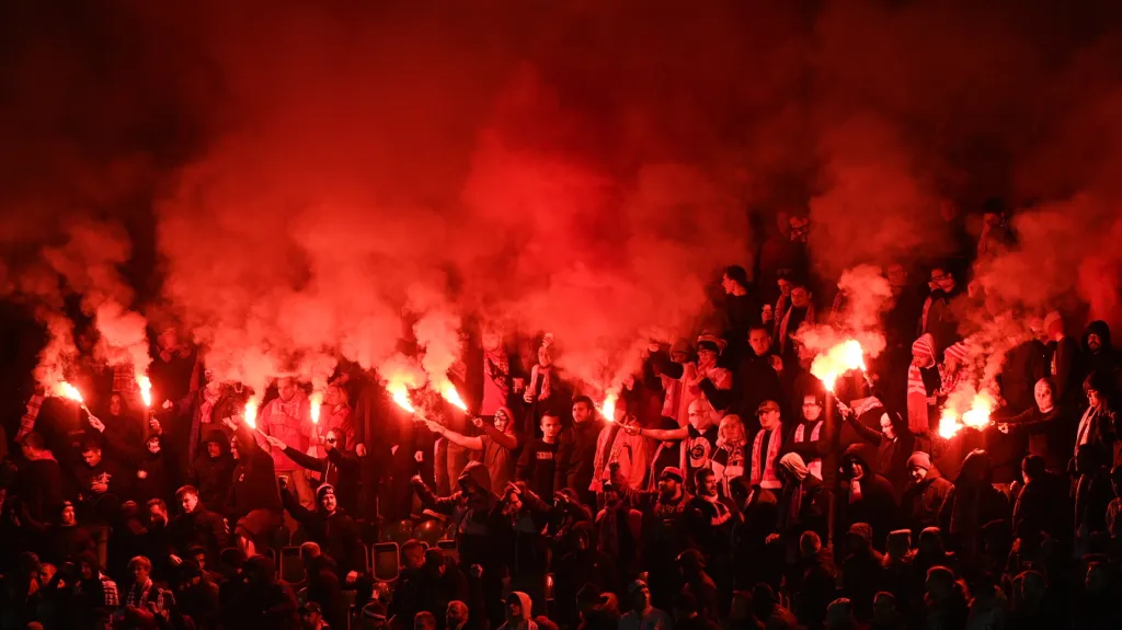 Fanoušci fotbalové Slavie