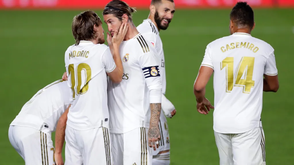 Radost hráčů Realu