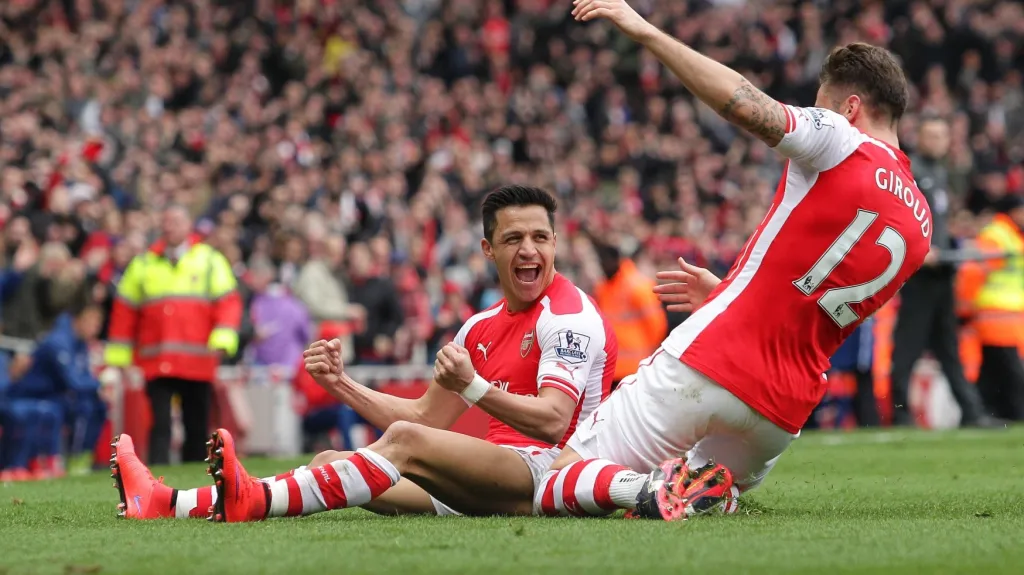 Radost hráčů Arsenalu