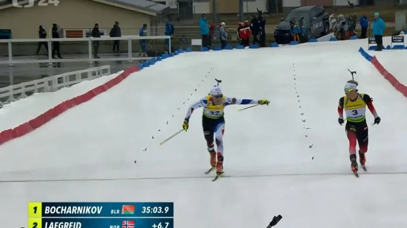 Stíhačky patřily běloruské reprezentaci, Václavík skončil pátý