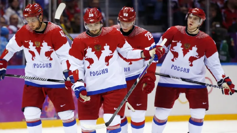 Smutní hokejisté Ruska