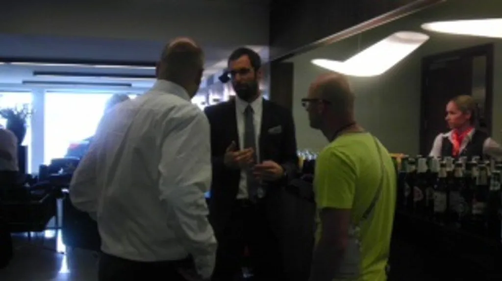 Petr Čech na vratislavském letišti