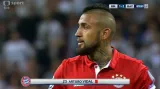 Moment v utkání Real Madrid - Bayern Mnichov: Vidal vidí červenou (84. min.)