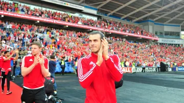 Garethu Baleovi se stejně jako jeho spoluhráčům dostalo bouřlivého přijetí