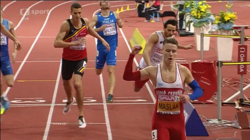 Zlatý běh Pavla Masláka na 400 metrů v rekordním čase