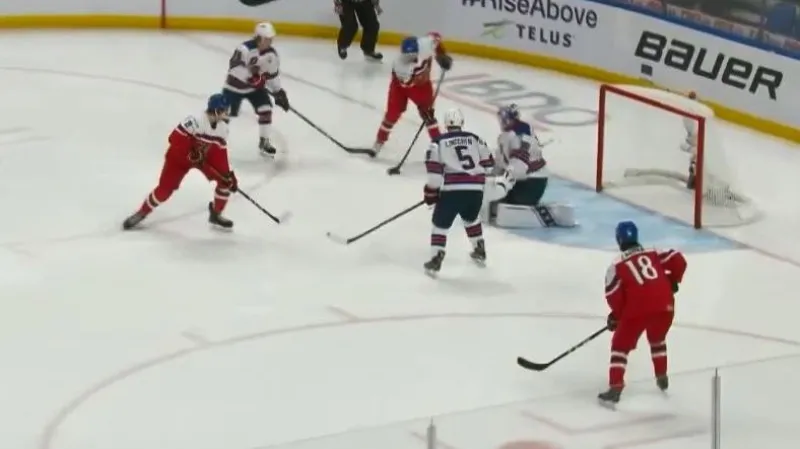 Gól v utkání Česko 20 - USA 20: Kaut - 1:7 (41. min.)