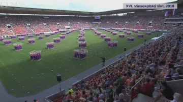 Na sletu se představí 20 tisíc cvičenců