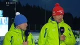 Jiří Hamza a Vlastimil Jakeš před startem SP v Novém Městě