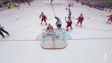 Gól v utkání Dánsko - USA: Atkinson - 0:3 (30. min.)