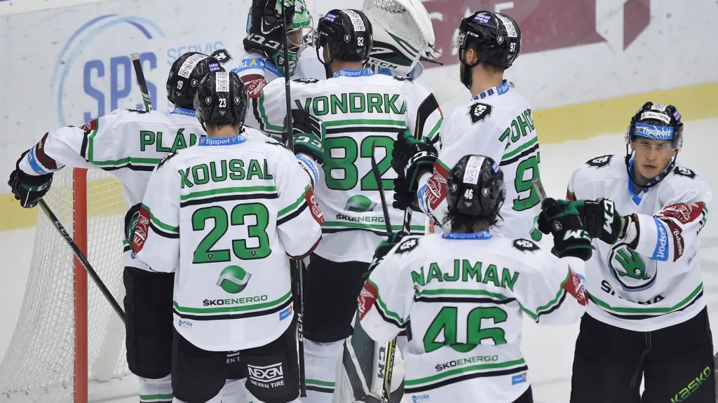 Radost hokejistů Mladé Boleslavi