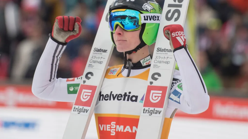 Slovinský skokan na lyžích Domen Prevc