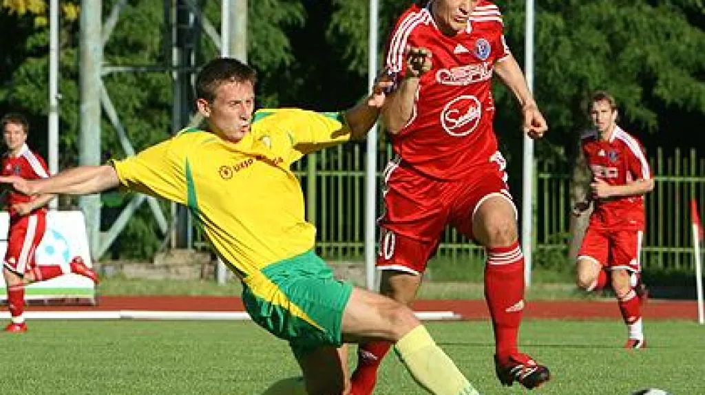 Hráč Kaunasu Marius Činiko v akci