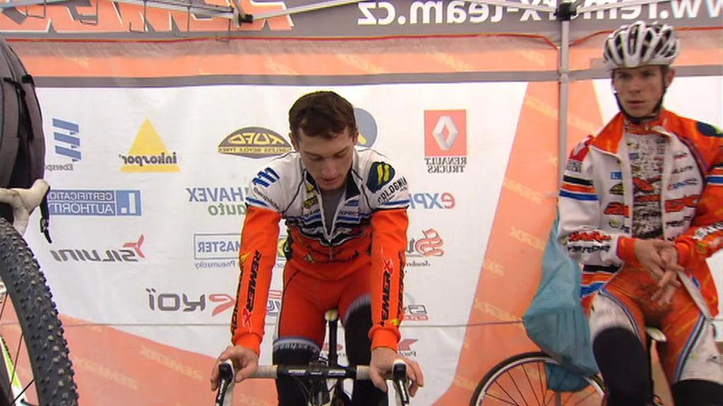 Závod cyklokrosařů v Hlinsku vyhrál Boroš