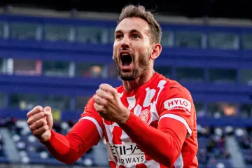 Cristhian Stuani se raduje po střele vítězné branky