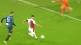Gól v utkání Slavia – Karlovy Vary: Tecl – 4:0 (34. min.)