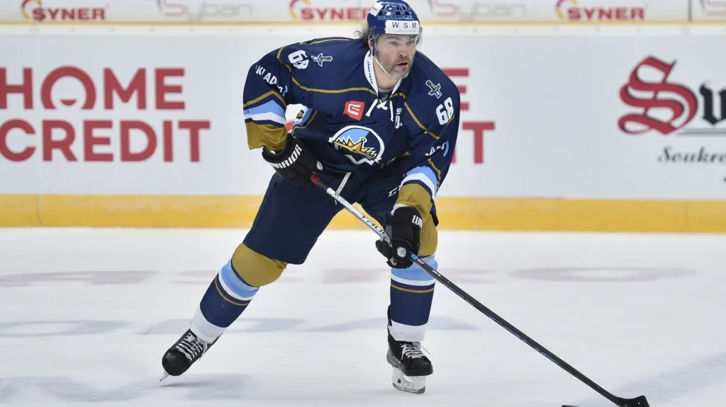 Jaromír Jágr v dresu Kladna