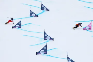 Závod v paralelním slalomu