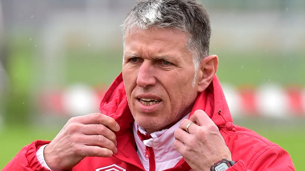 Trenér Slavie Jaroslav Šilhavý