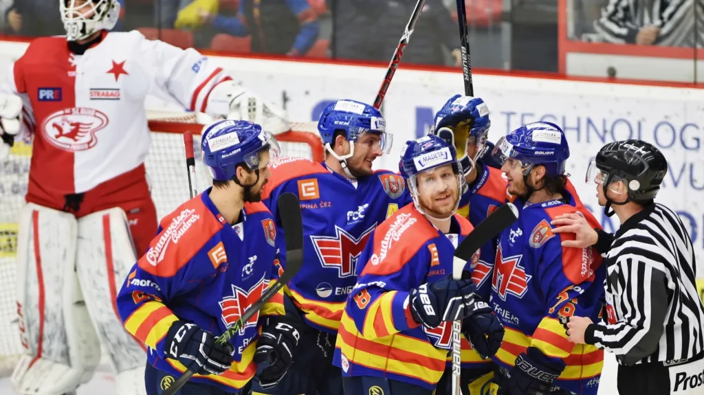Slavící hokejisté Českých Budějovic