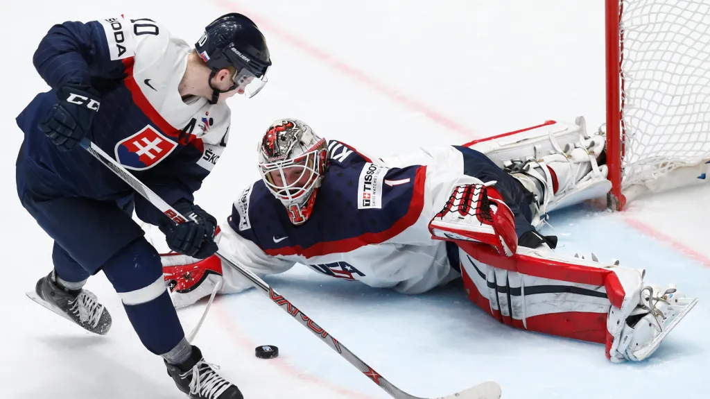 Martin Réway na MS v utkání proti USA