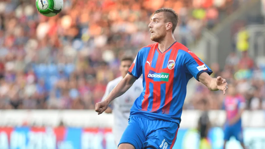 Tomáš Chorý v dresu Viktorie Plzeň