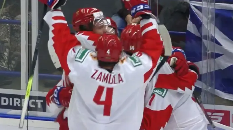 Gól v utkání Kanada – Rusko: Alexandrov – 0:1 (30. min.)