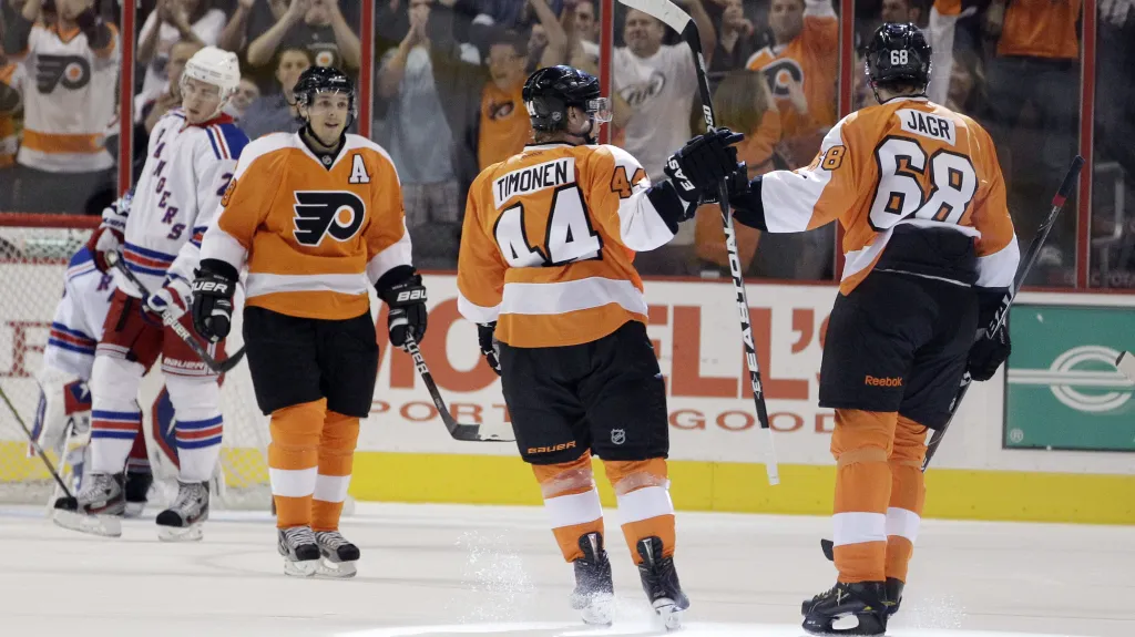 Jaromír Jágr s číslem 68