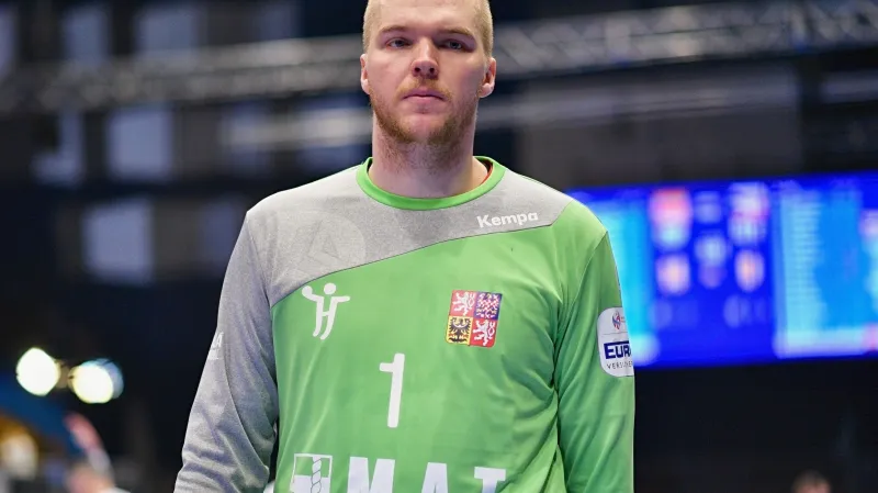 Brankář reprezentace Tomáš Mrkva