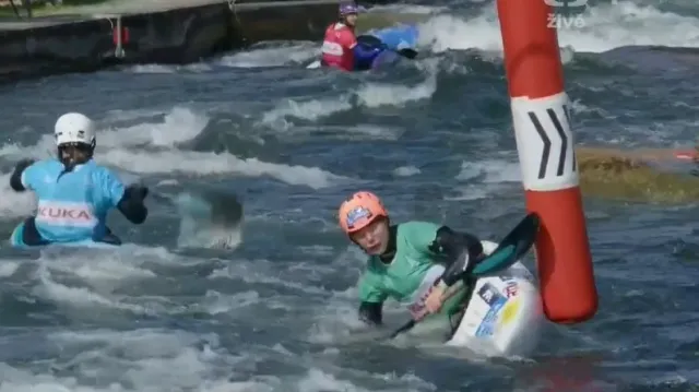 Semifinálová jízda s Olgou Samkovou