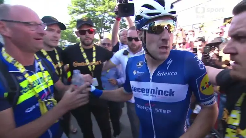 Závěr 4. etapy Tour de France