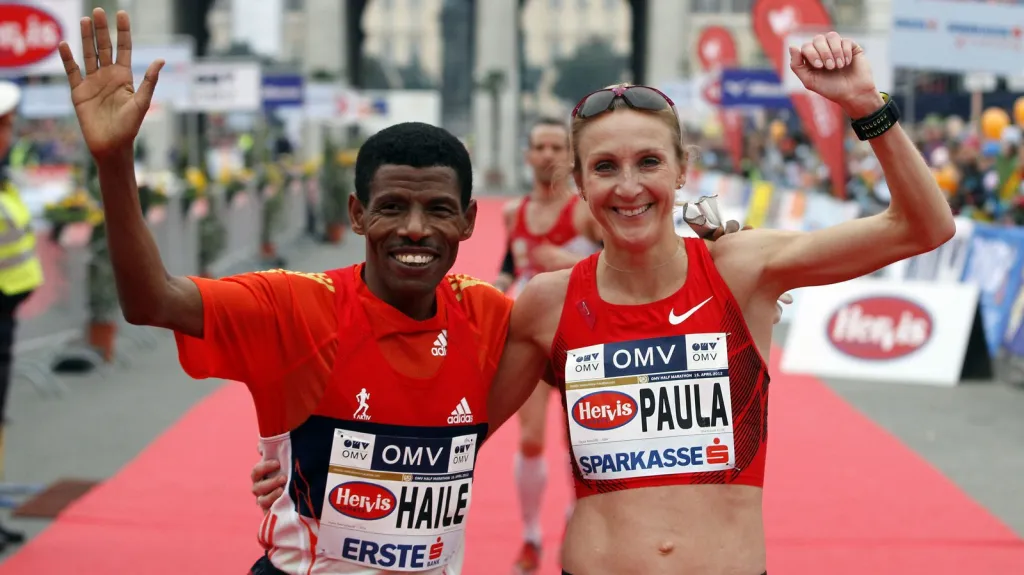 Gebrselassie s Radcliffeovou