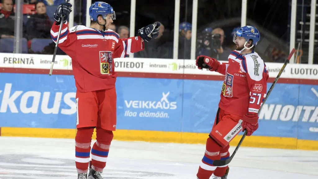 Česká radost v utkání s Finskem