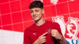 Ladislav Krejčí při focení české reprezentace