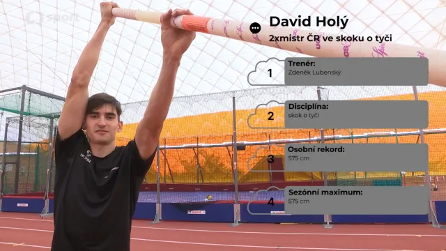 Profil tyčkaře Davida Holého